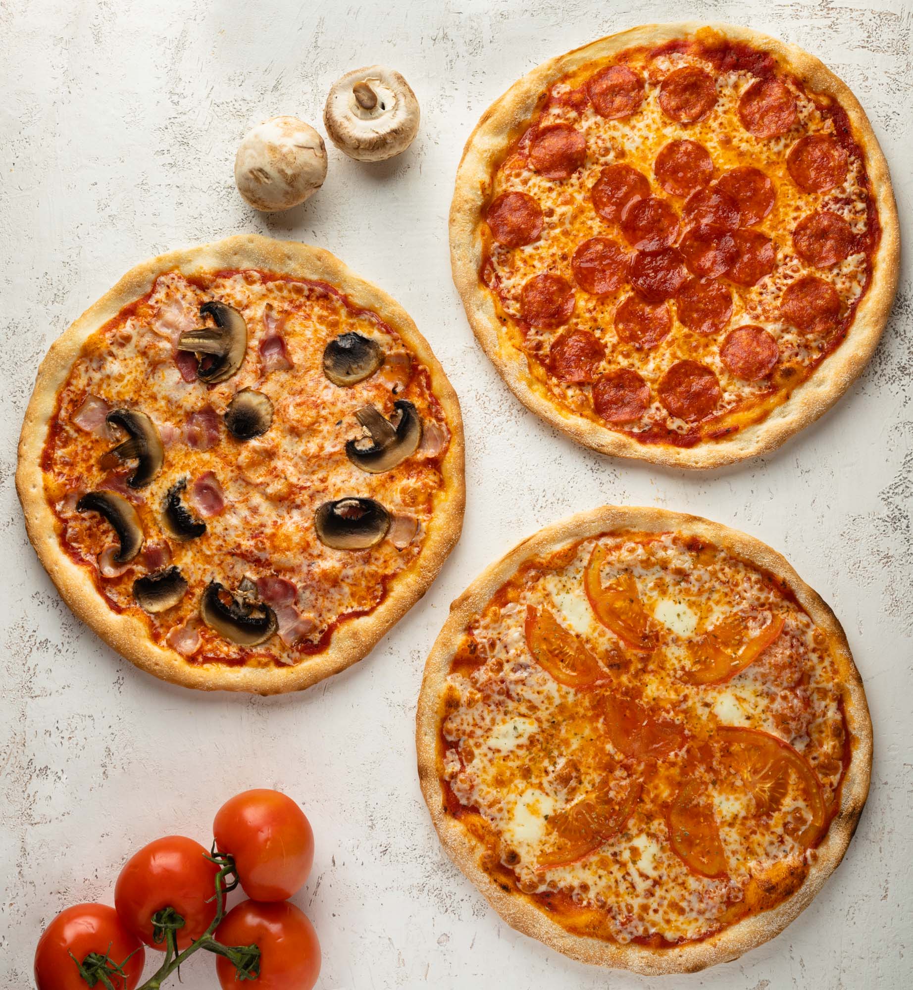 картинка Сет три пиццы от магазина Одежда+